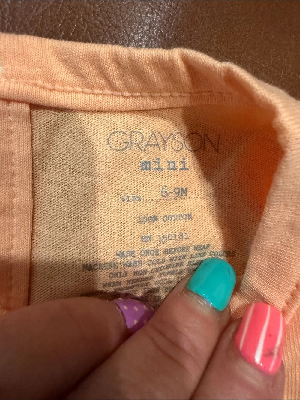 NWT! 6-9 months Hello Summer Peach Baby Romper with Watermelon Graphic